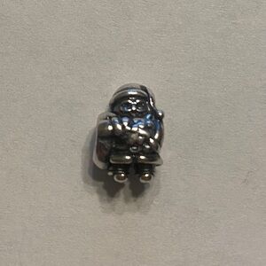 Pandora Playful Santa sterling silver charm